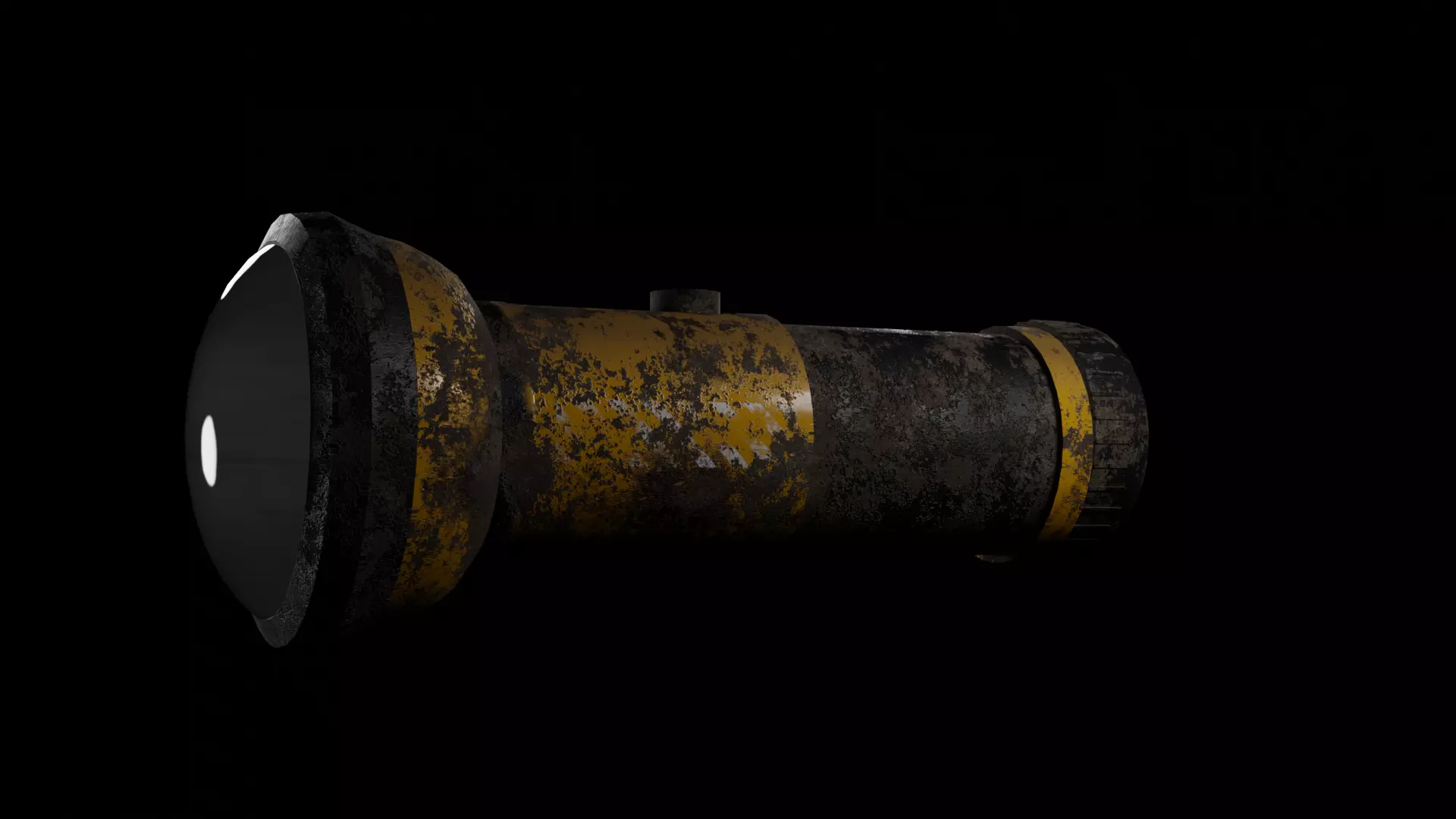 A muddy Torch Free low-poly 3D model