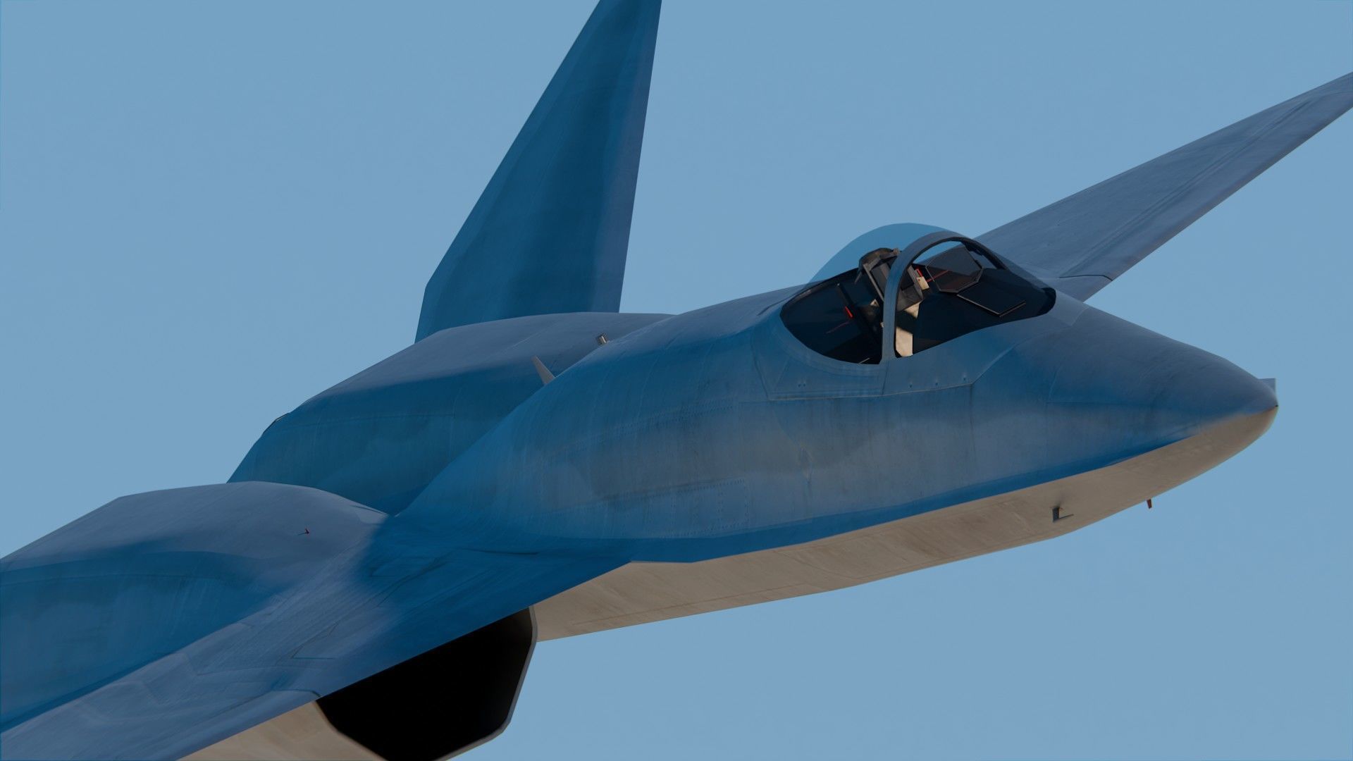 Northrop YF-23 3D model_5