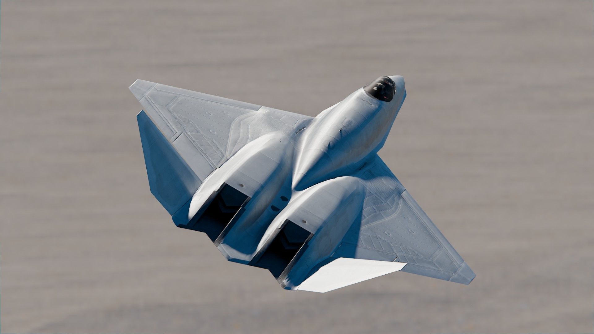 Northrop YF-23 3D model_6