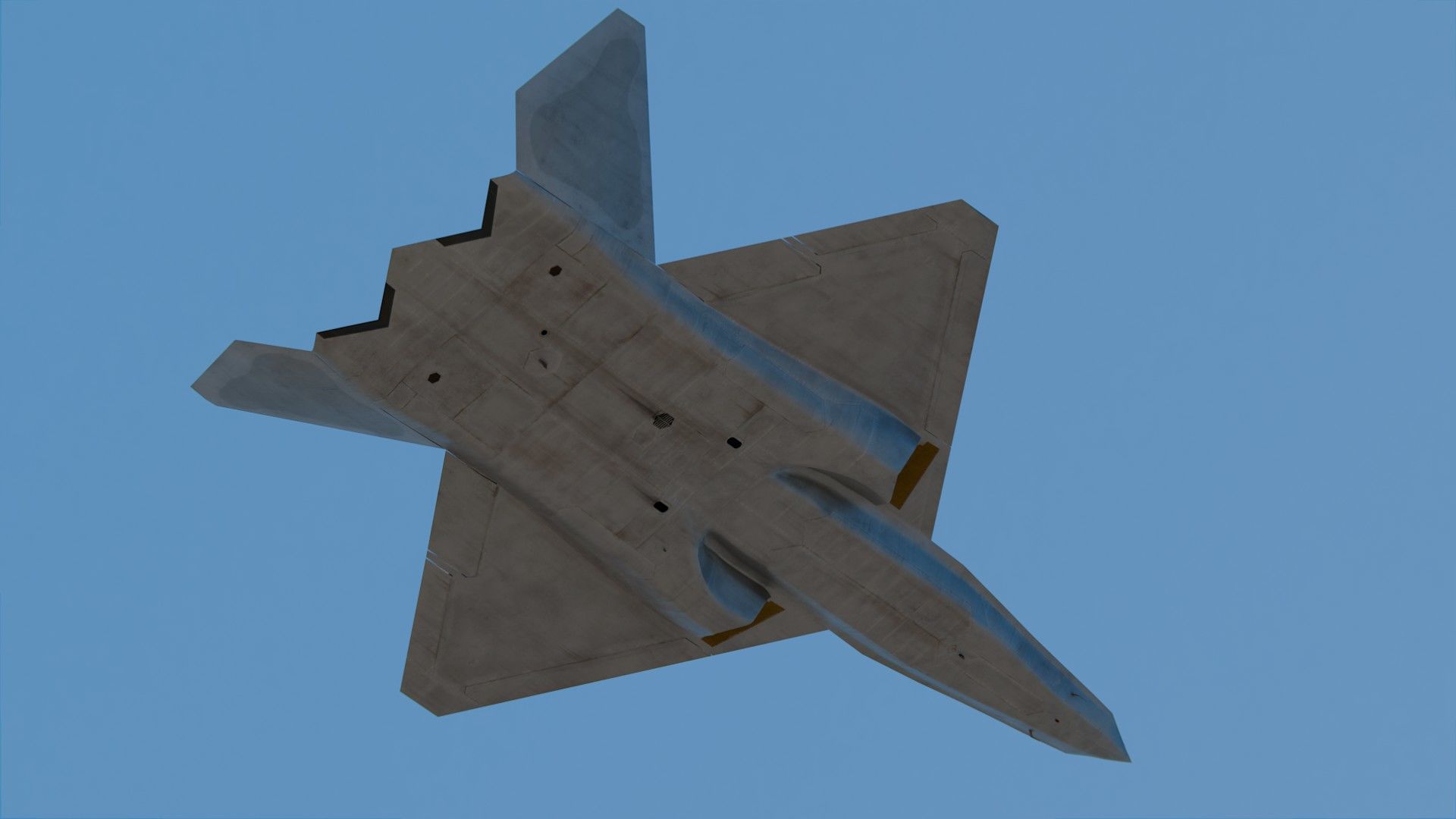Northrop YF-23 3D model_3