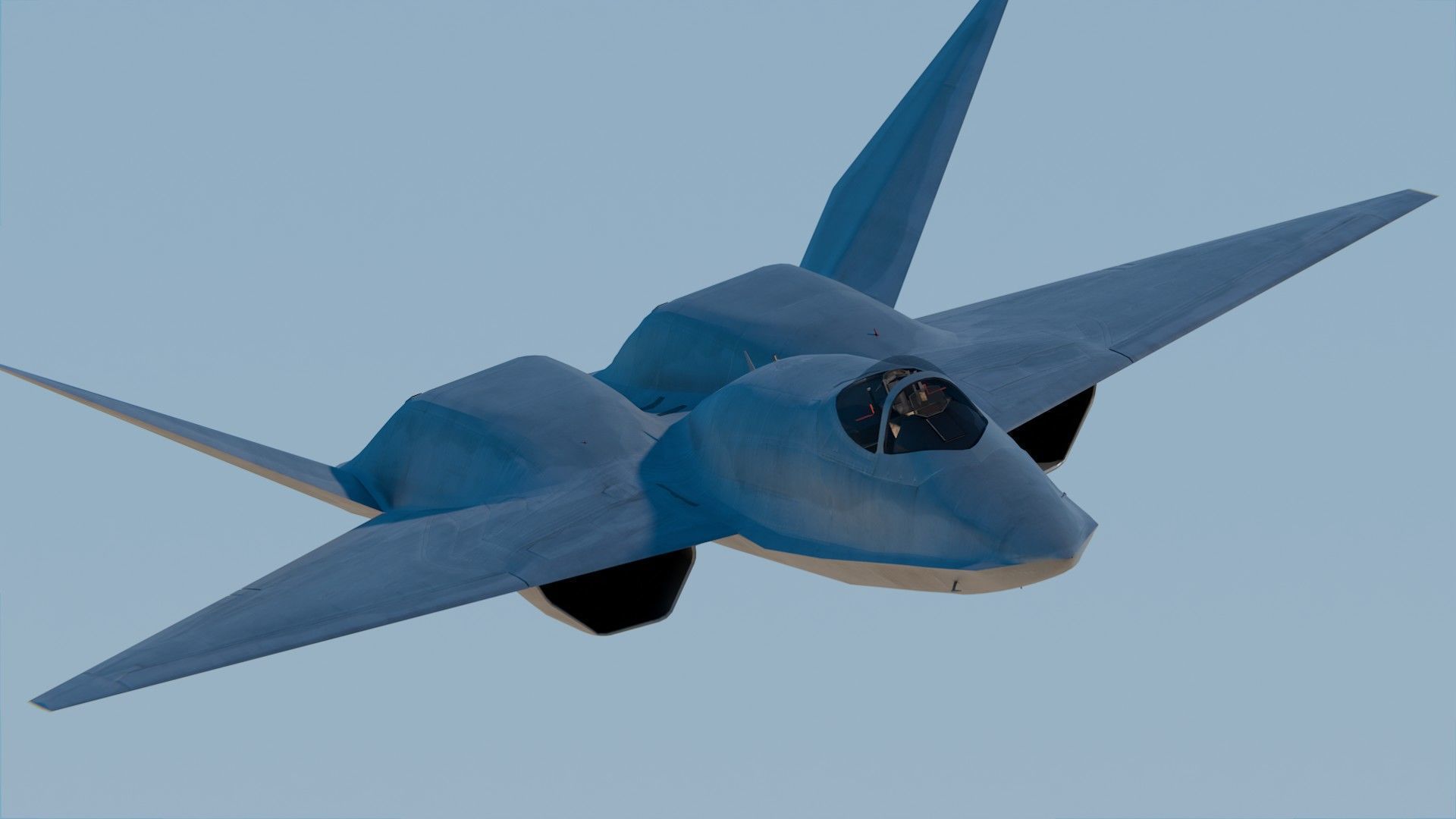Northrop YF-23 3D model_2