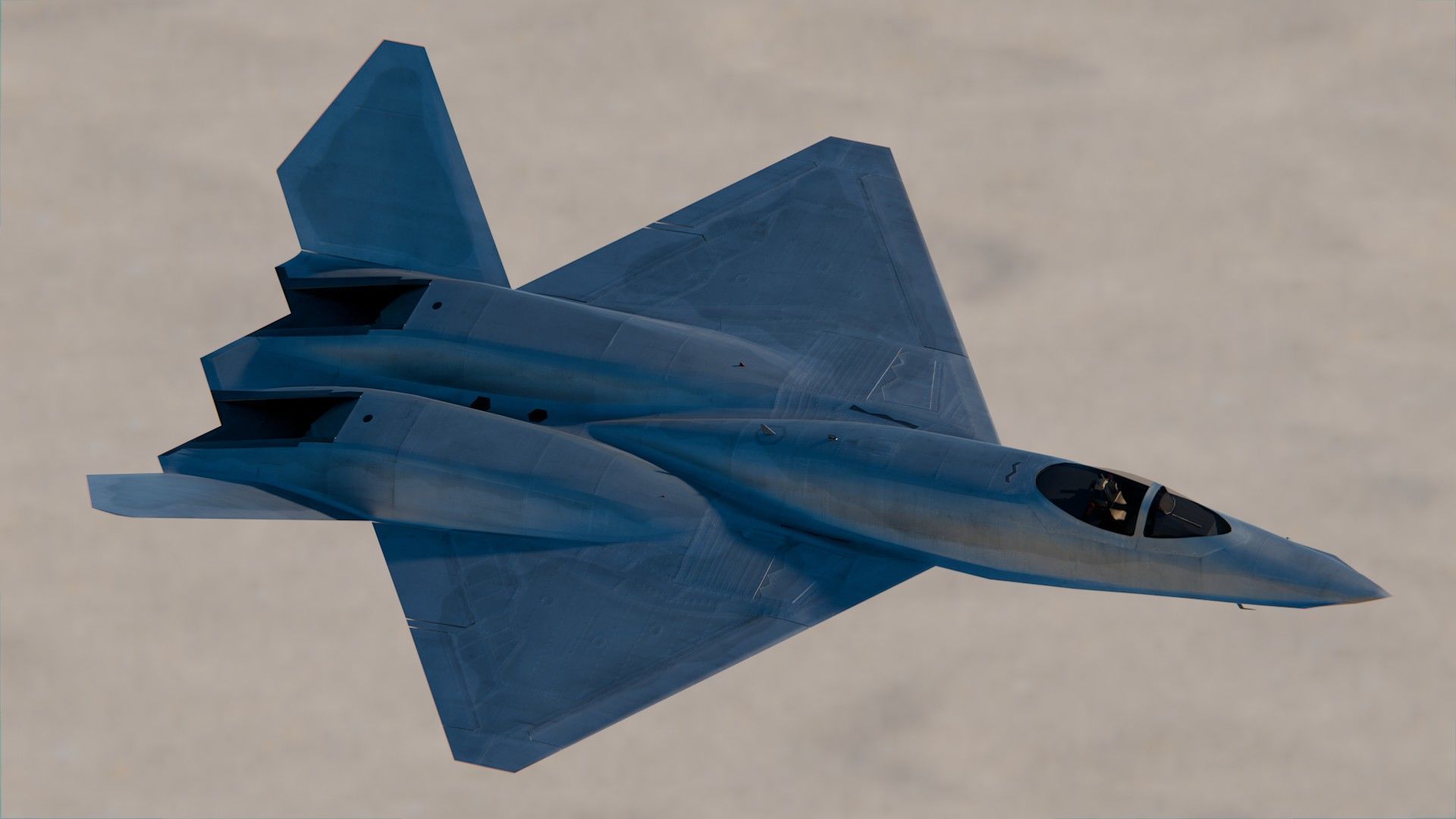 Northrop YF-23 3D model_4