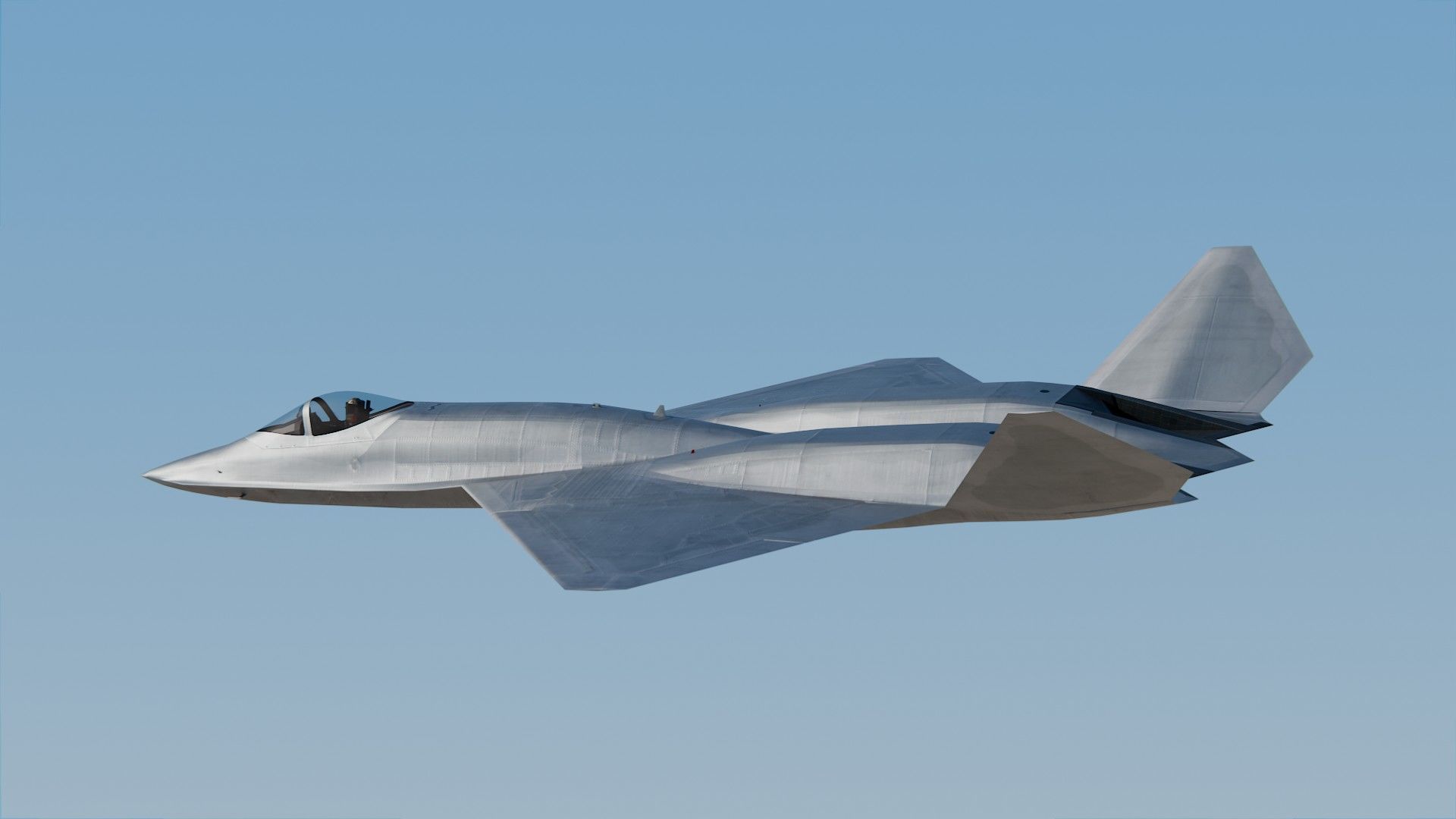 Northrop YF-23 3D model_8