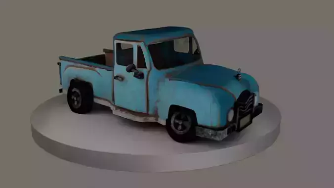 Old Abandoned Rusty Truck