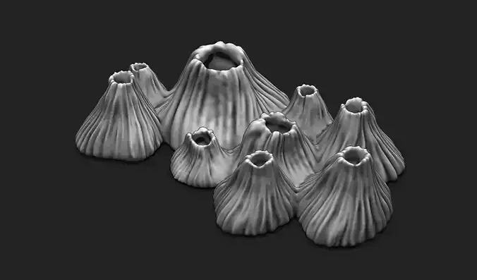 Realistic Barnacle 3D Print Model for Nautical Decor 3D print model