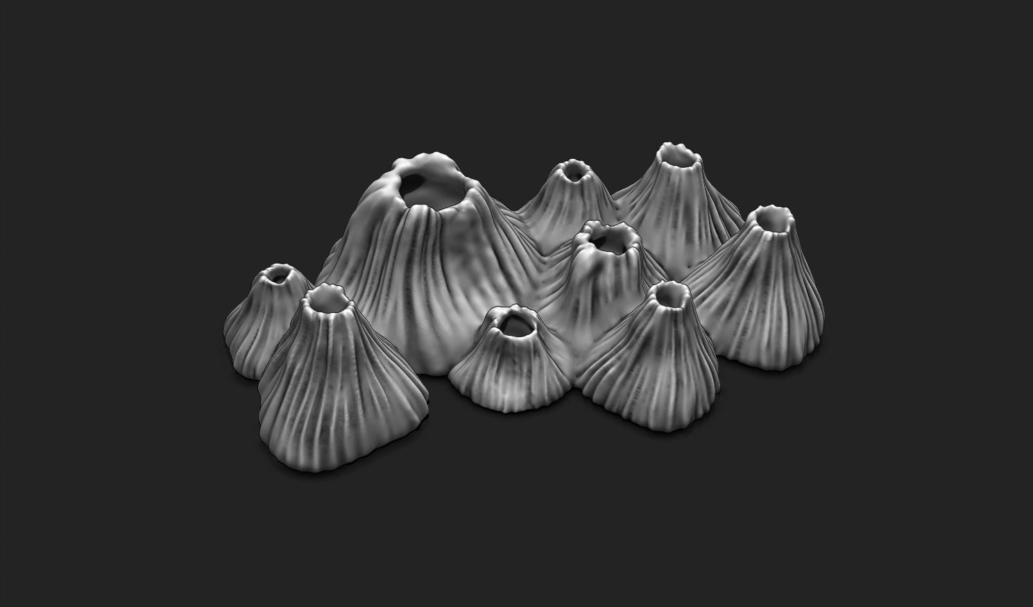 Realistic Barnacle 3D Print Model for Nautical Decor 3D print model_1