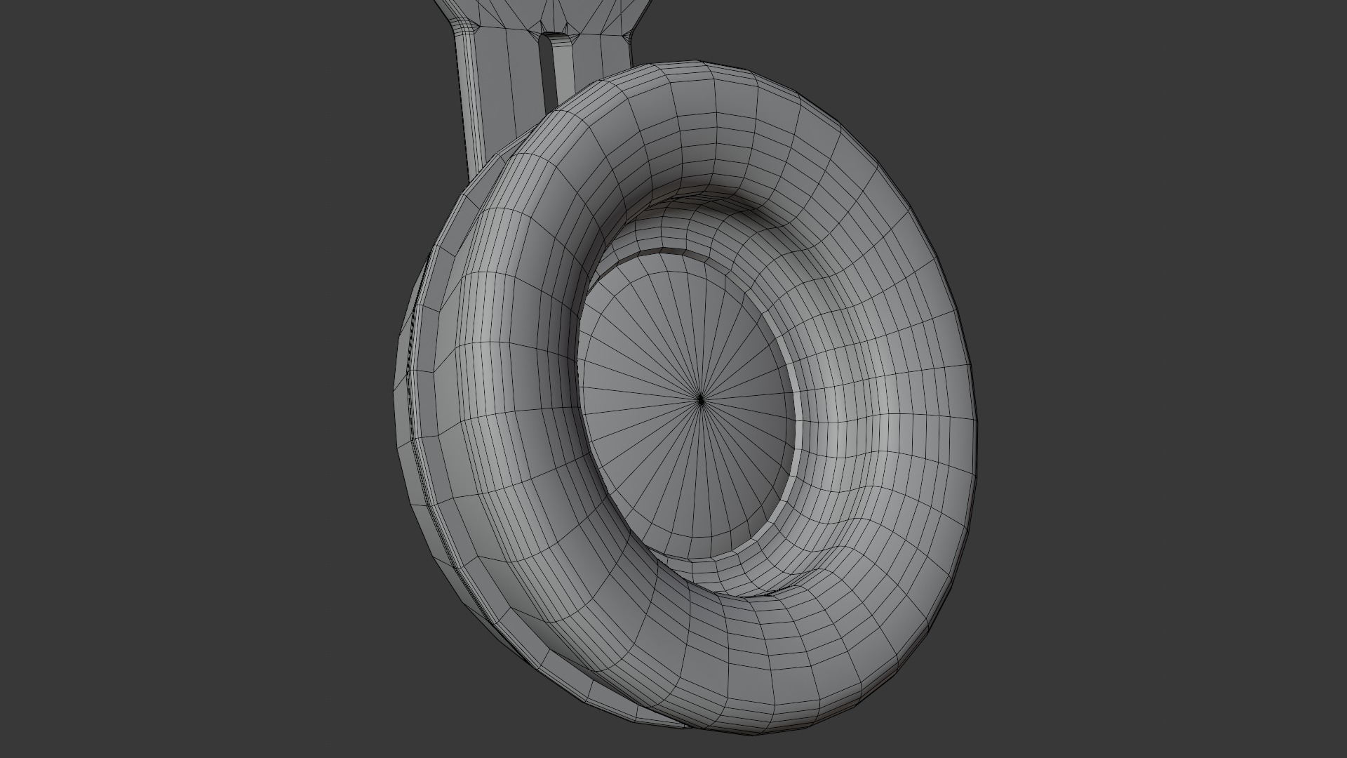 Headphones Low-poly 3D model_18