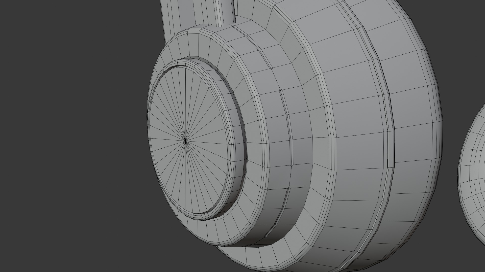 Headphones Low-poly 3D model_17