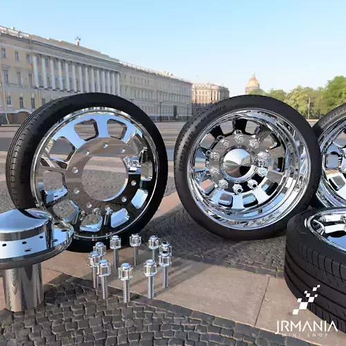 JrMania Truck Aluminum plus Tires 