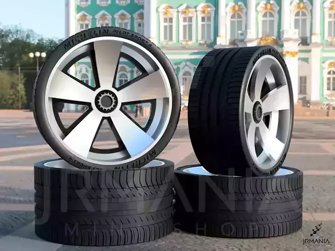 JrMania Vulpes Velox plus Tires  3D print model