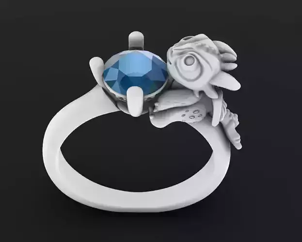 Chimuelo Dragon Ring STL PRINTABLE