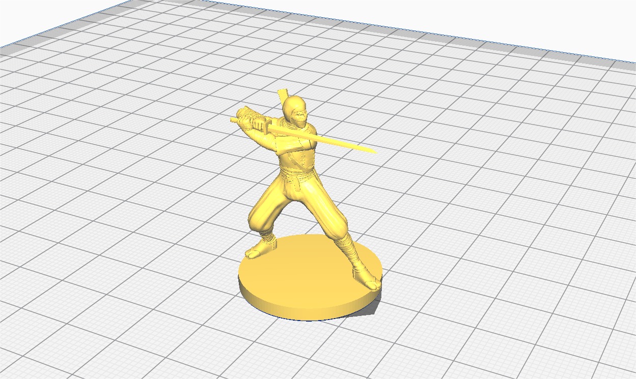 Ninja melee 3D print model_2