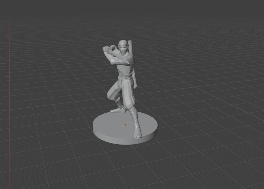 Ninja melee 3D print model_1