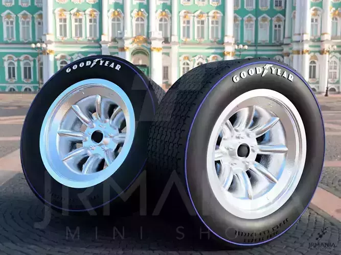 Minilite 15 inches plus Street Tires 3D print model