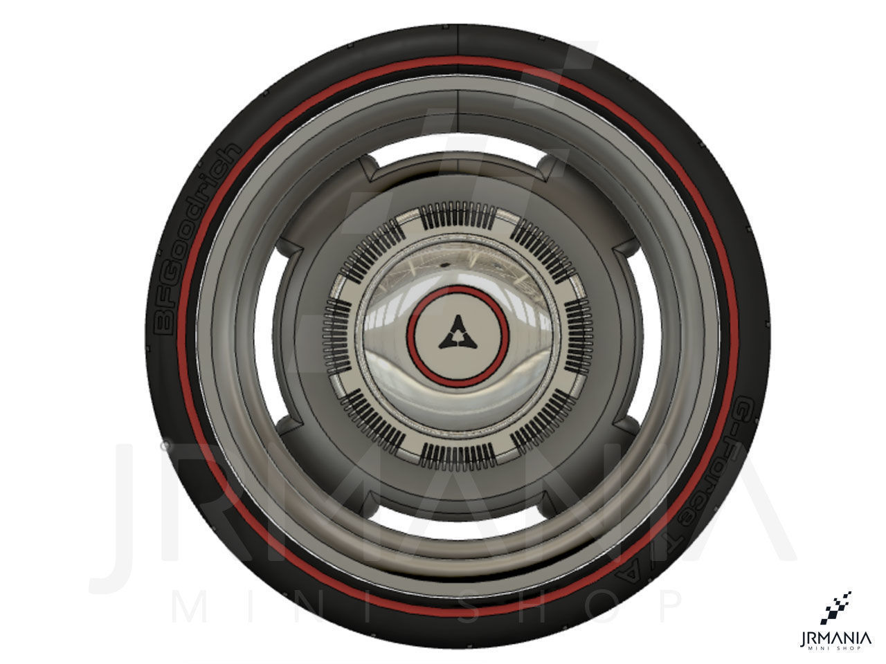 JrMania Mopar Steelies plus Tires 3D print model_9