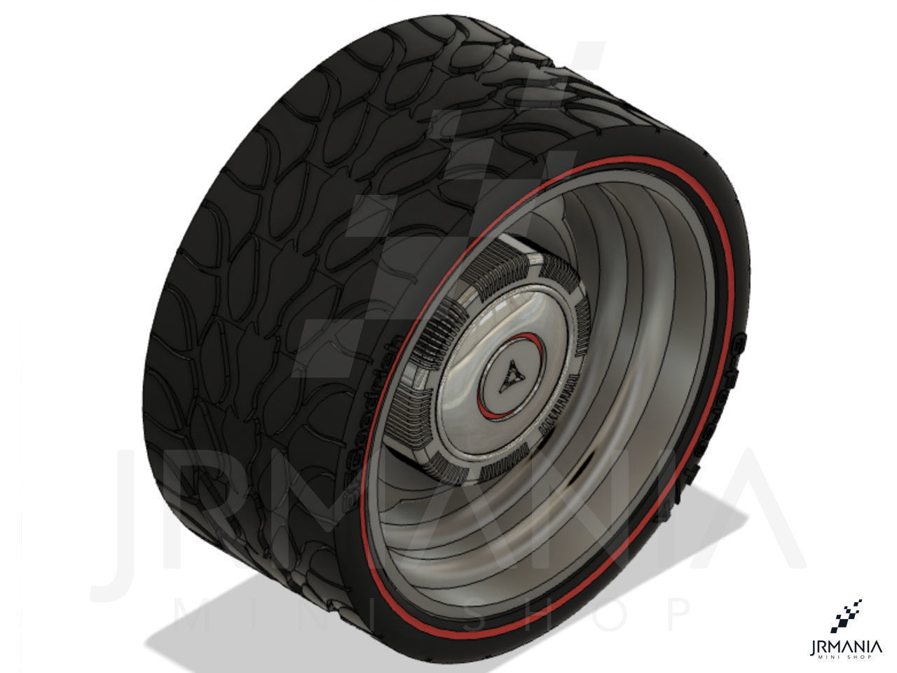 JrMania Mopar Steelies plus Tires 3D print model_6