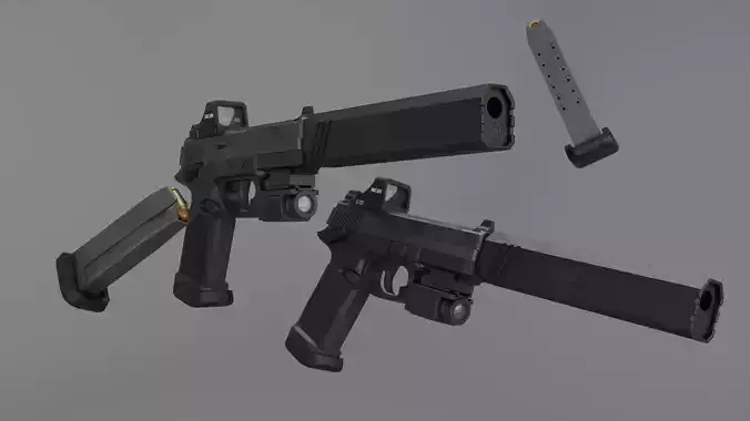 FNX 45 handgun game-ready