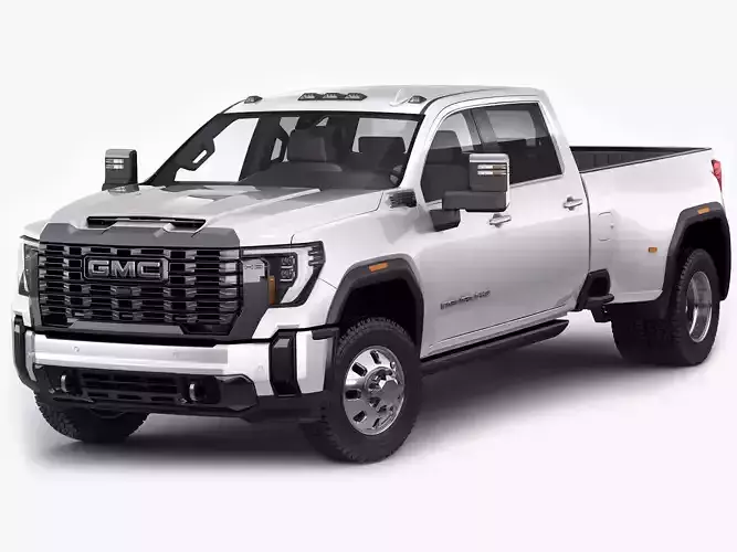 Pick-up Sierra 3500HD Dually Denali Ultimate 2024 3D model