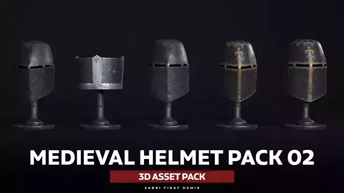 Medieval Helmet Pack 01