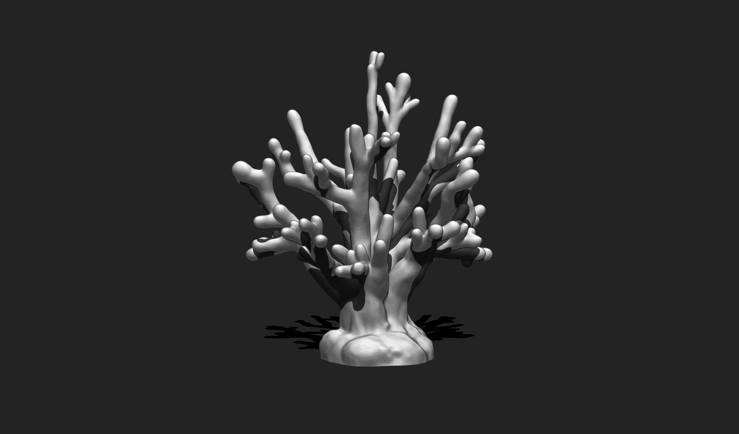 Coral 8 for 3D Printing - STL 3D Print - Aquarium - Home Decor 3D print model_12