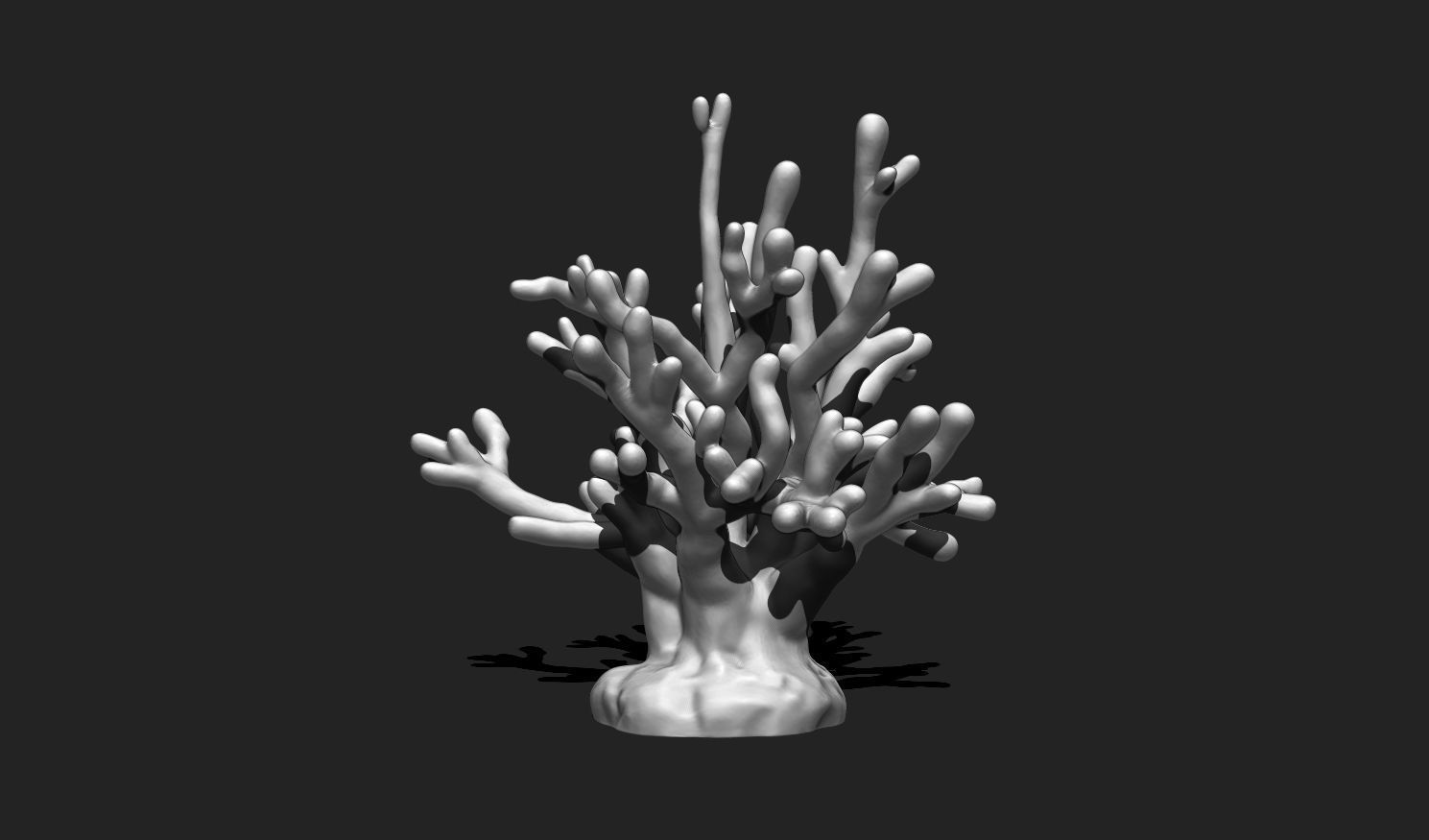 Coral 8 for 3D Printing - STL 3D Print - Aquarium - Home Decor 3D print model_10