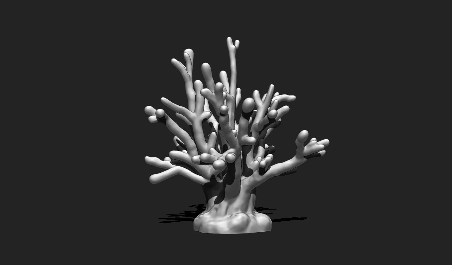 Coral 8 for 3D Printing - STL 3D Print - Aquarium - Home Decor 3D print model_6