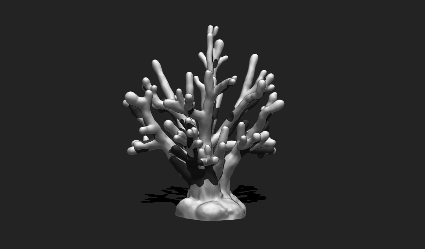 Coral 8 for 3D Printing - STL 3D Print - Aquarium - Home Decor 3D print model_4