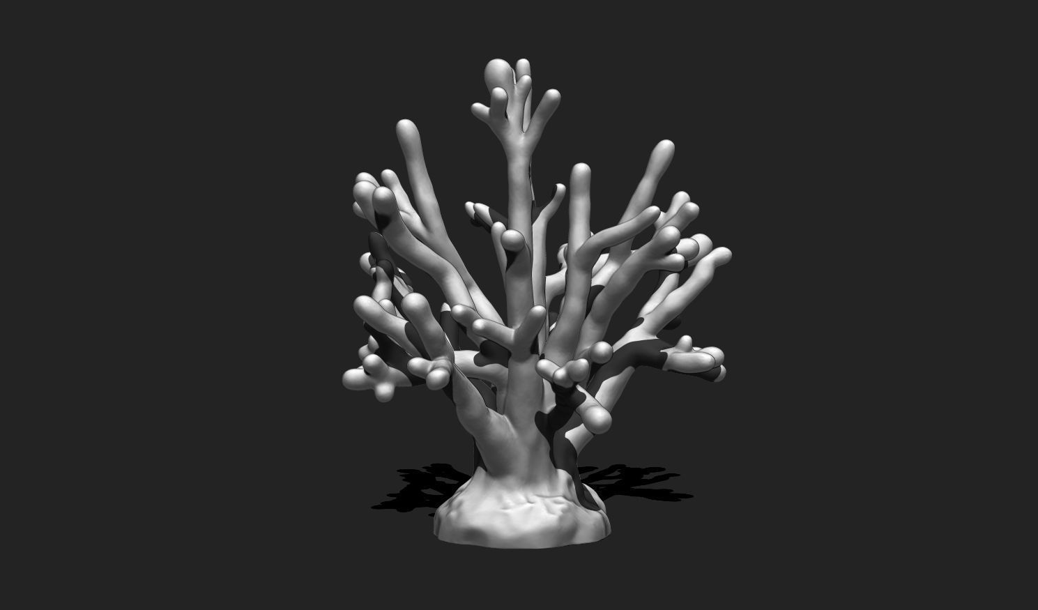 Coral 8 for 3D Printing - STL 3D Print - Aquarium - Home Decor 3D print model_8