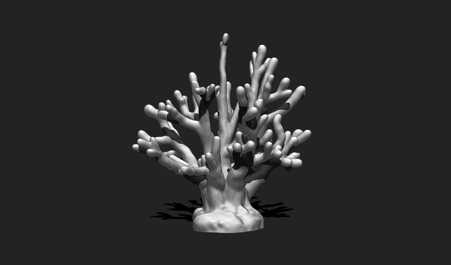 Coral 8 for 3D Printing - STL 3D Print - Aquarium - Home Decor 3D print model_11