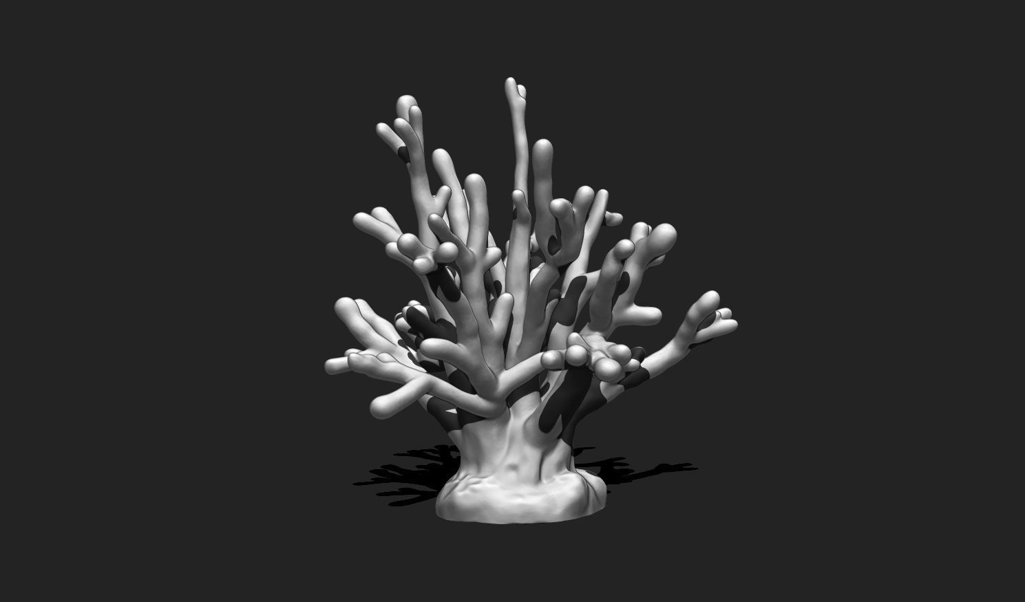 Coral 8 for 3D Printing - STL 3D Print - Aquarium - Home Decor 3D print model_7