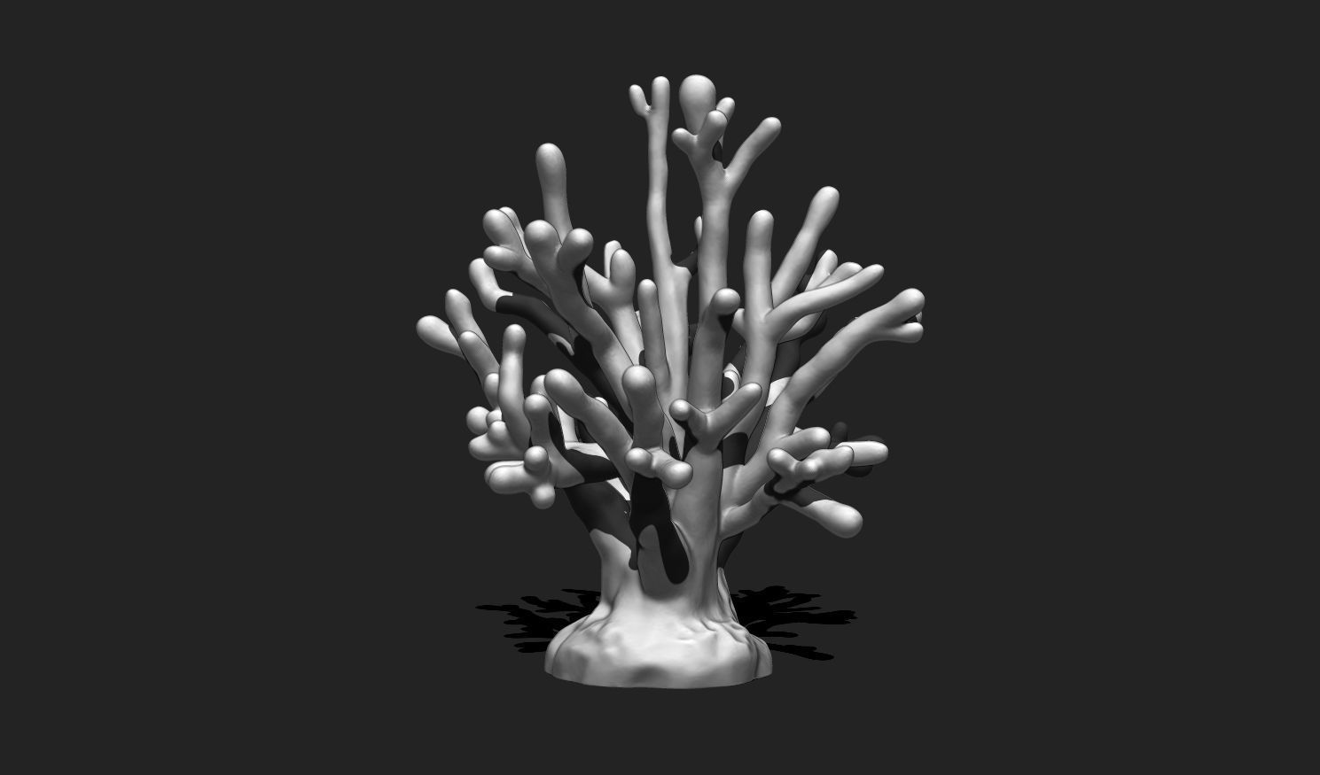 Coral 8 for 3D Printing - STL 3D Print - Aquarium - Home Decor 3D print model_9
