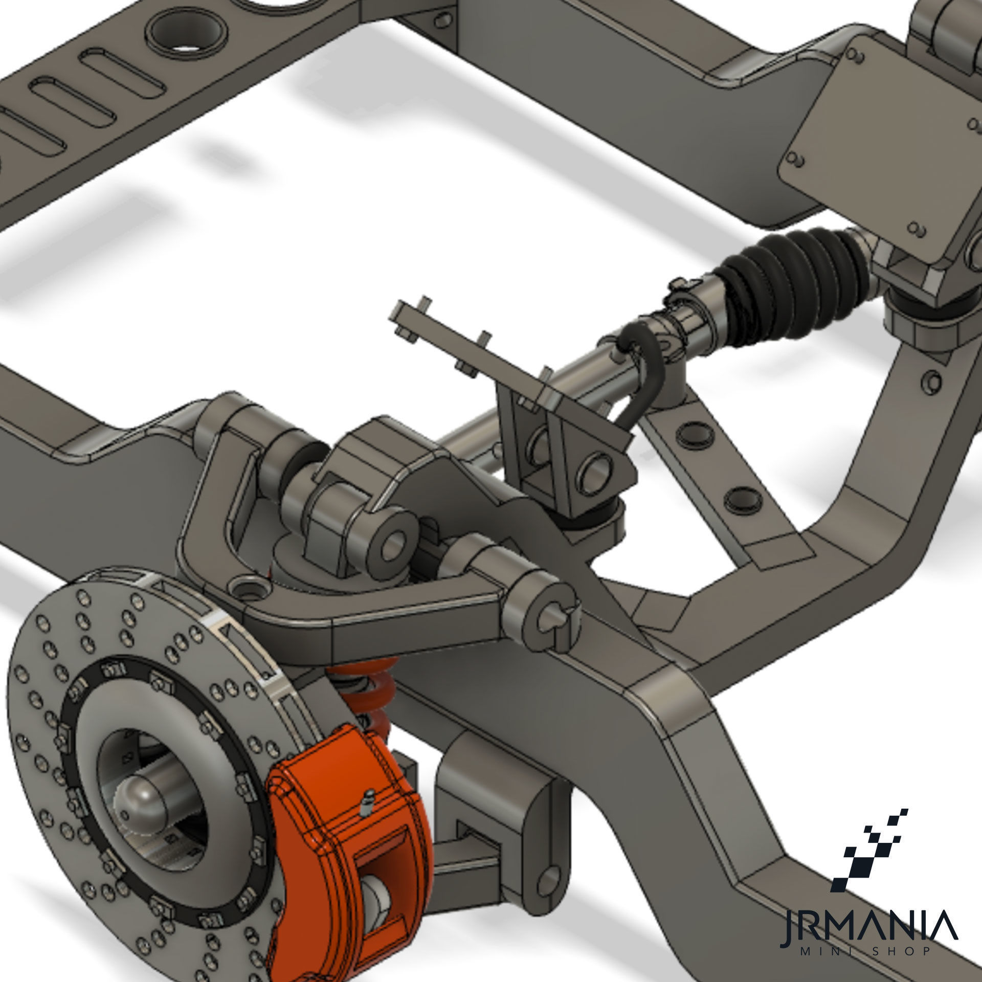 Chassi Jrmania Stallion  Truck frame 3D print model_7