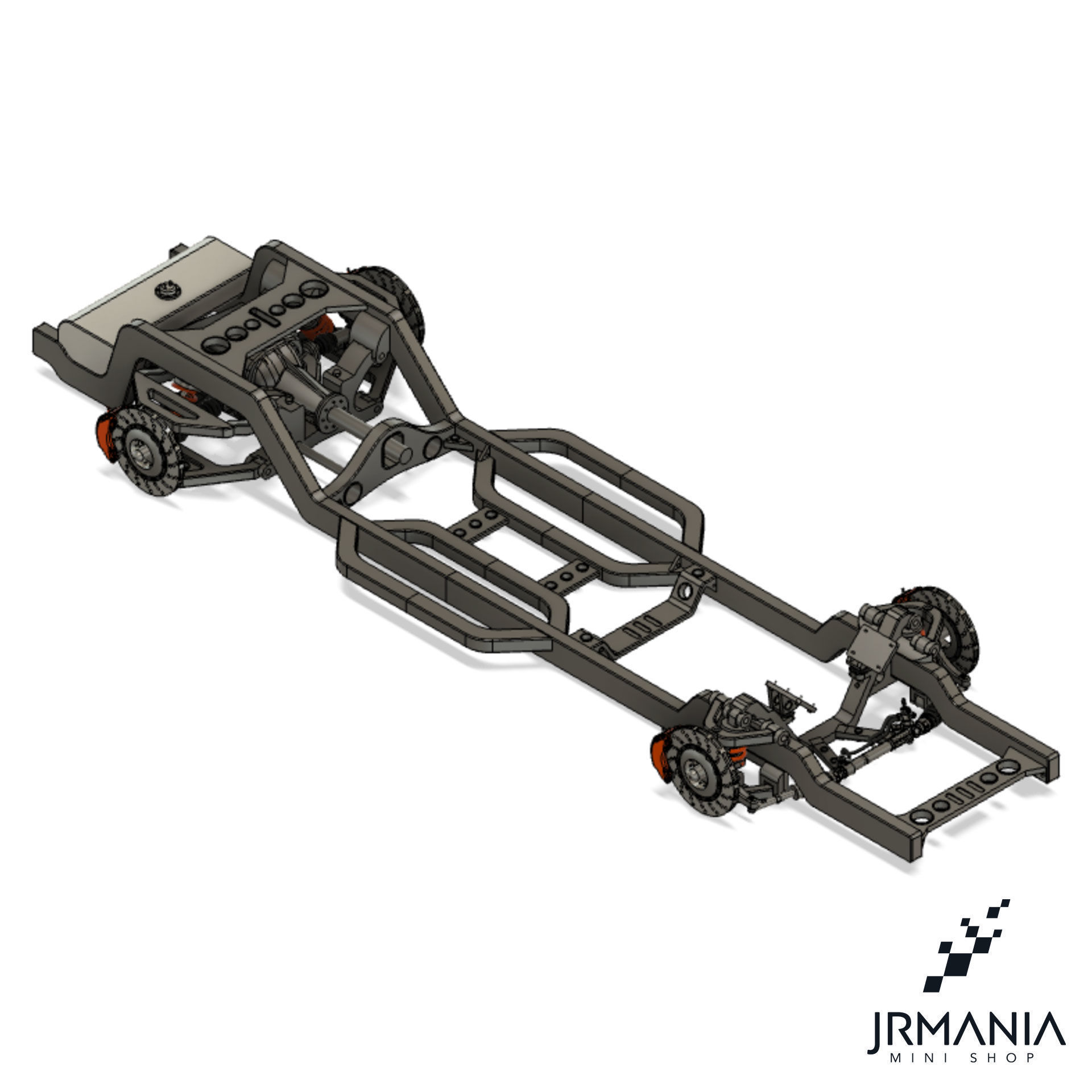 Chassi Jrmania Stallion  Truck frame 3D print model_4