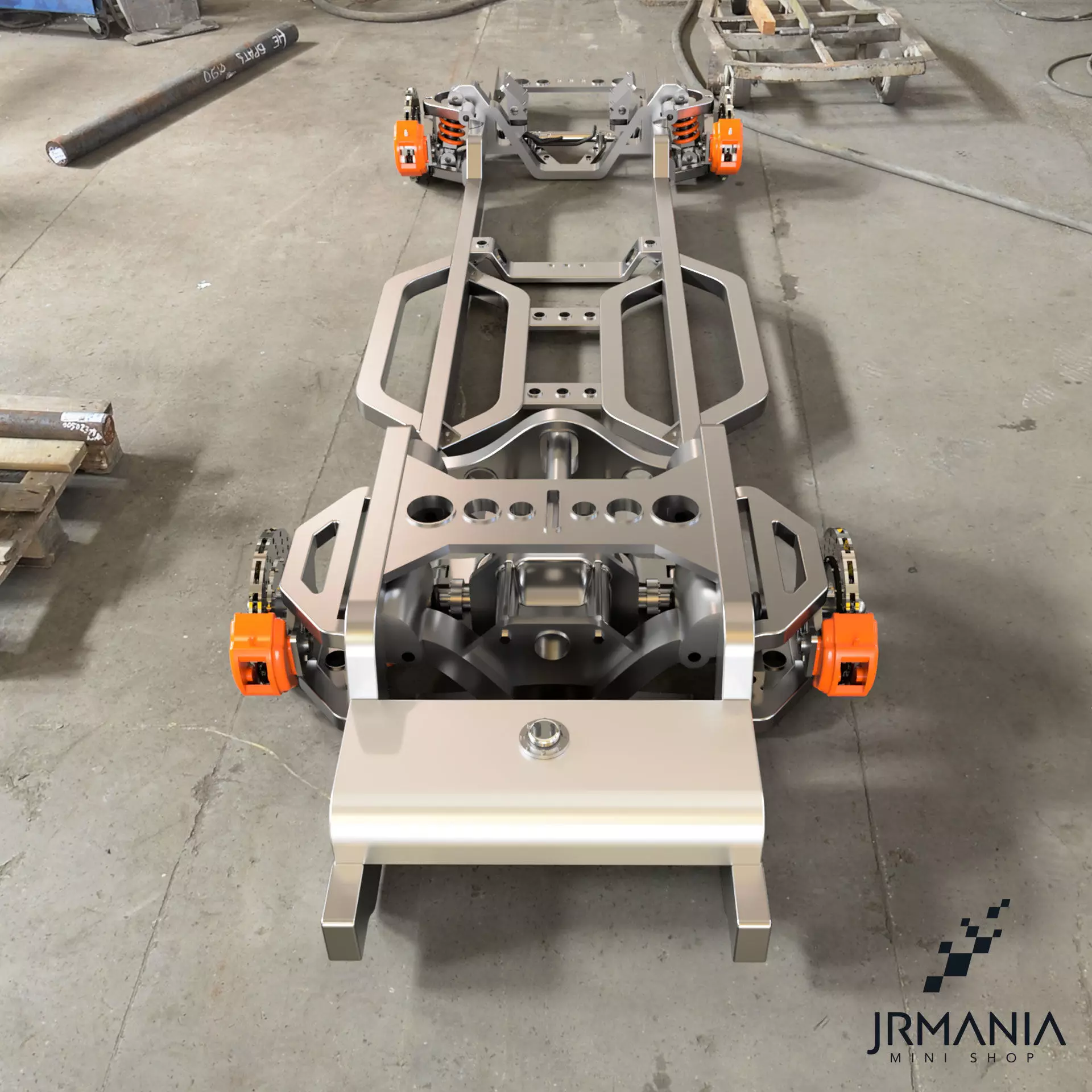 Chassi Jrmania Stallion  Truck frame 3D print model_0