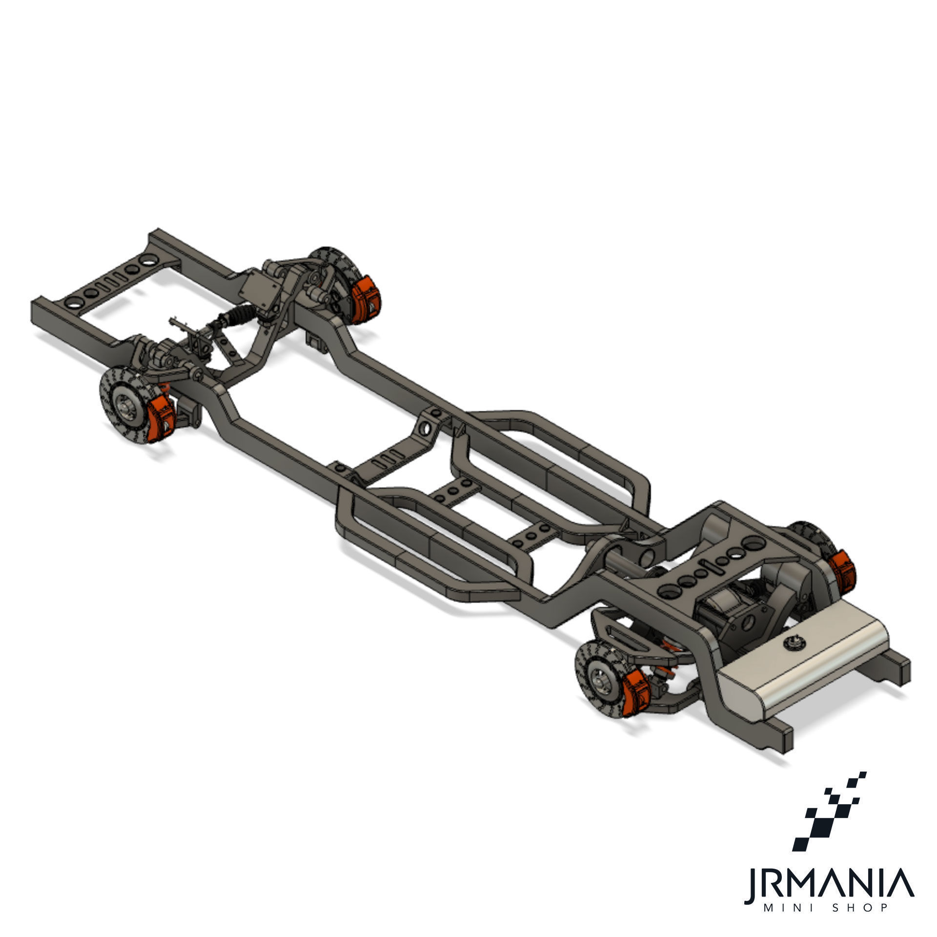 Chassi Jrmania Stallion  Truck frame 3D print model_5