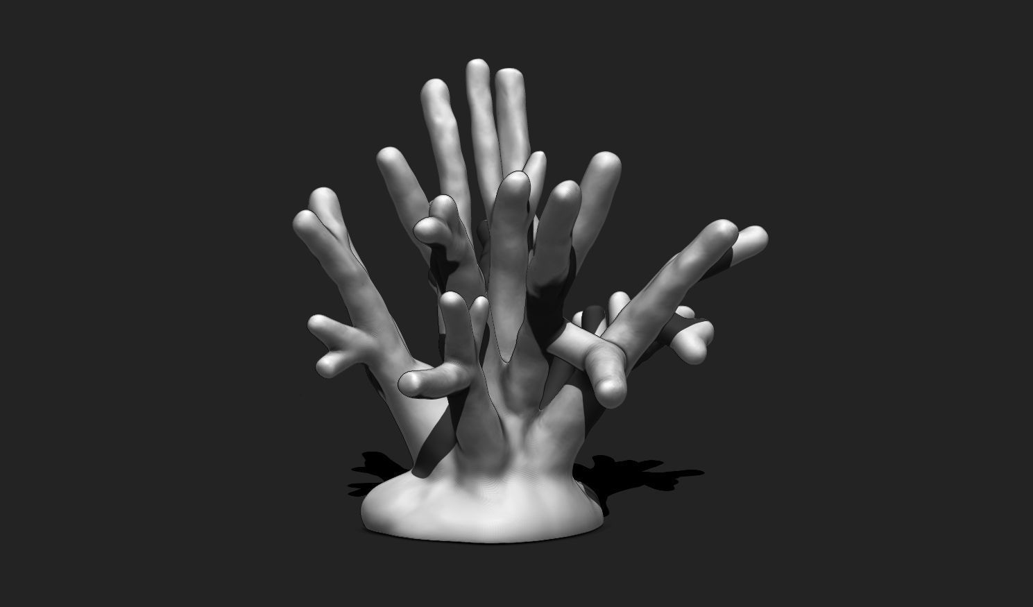 Coral 9 for 3D Printing - STL 3D Print - Aquarium - Home Decor 3D print model_7