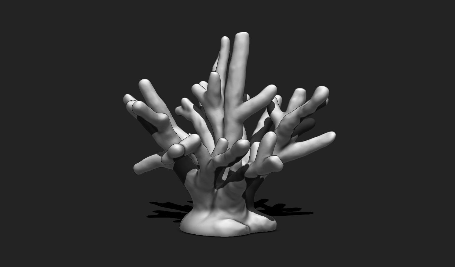 Coral 9 for 3D Printing - STL 3D Print - Aquarium - Home Decor 3D print model_4