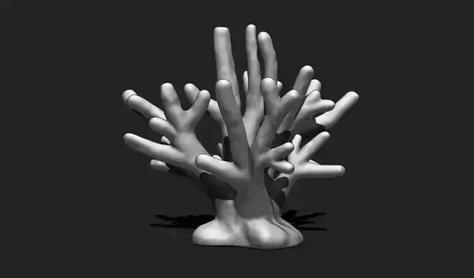 Coral 9 for 3D Printing - STL 3D Print - Aquarium - Home Decor 3D print model