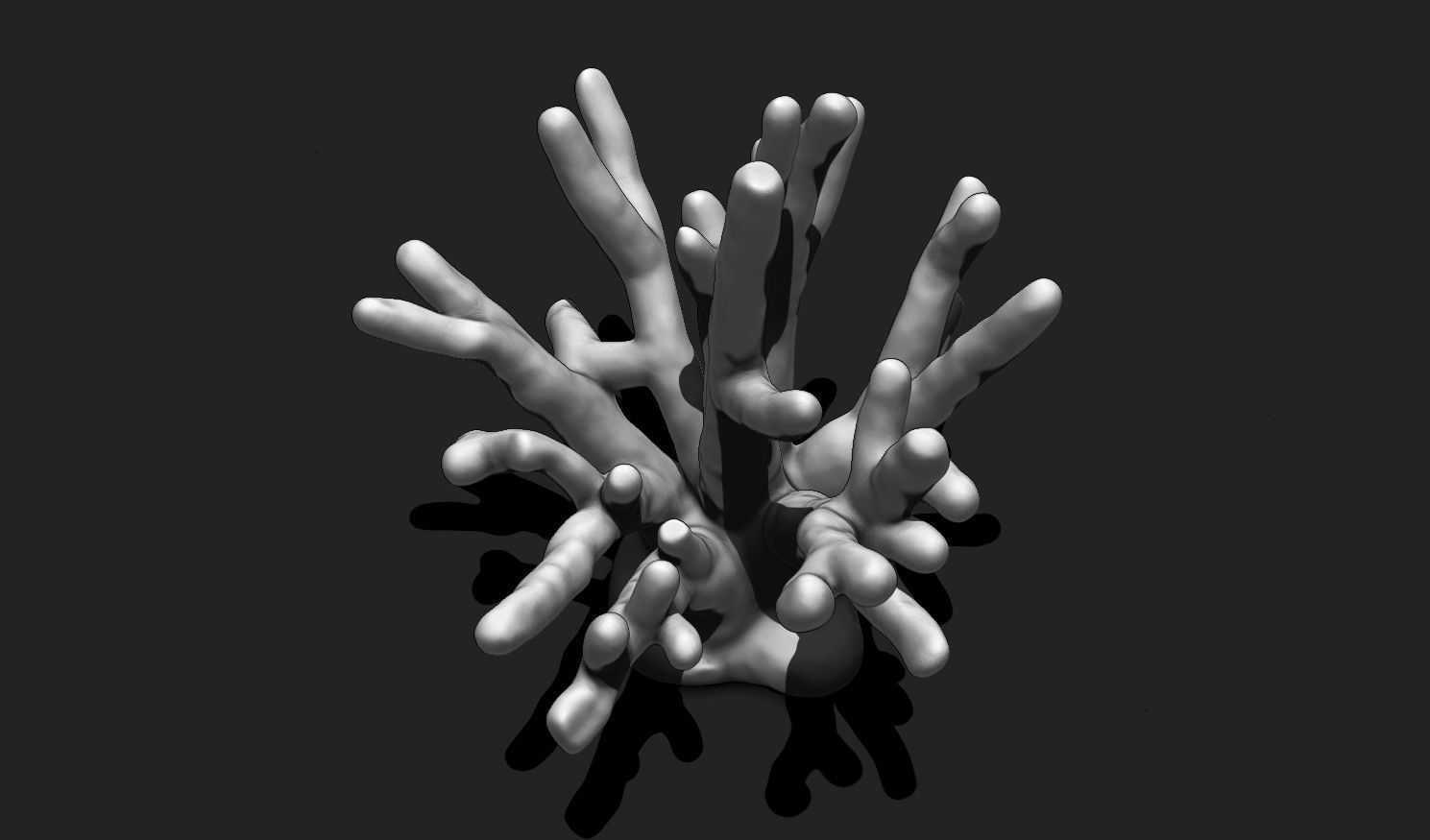 Coral 9 for 3D Printing - STL 3D Print - Aquarium - Home Decor 3D print model_14