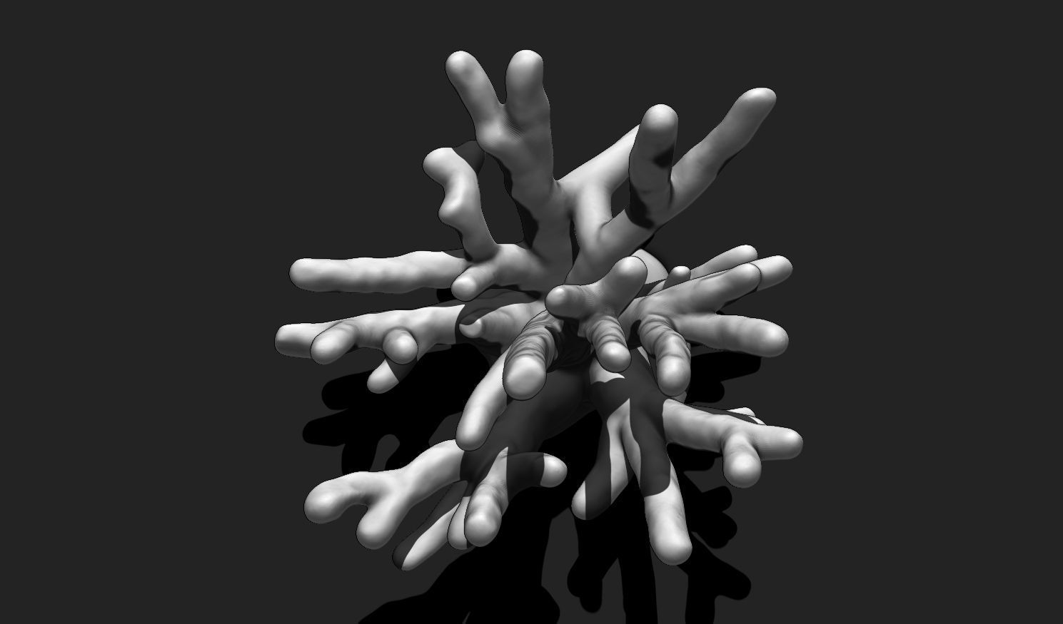 Coral 9 for 3D Printing - STL 3D Print - Aquarium - Home Decor 3D print model_12