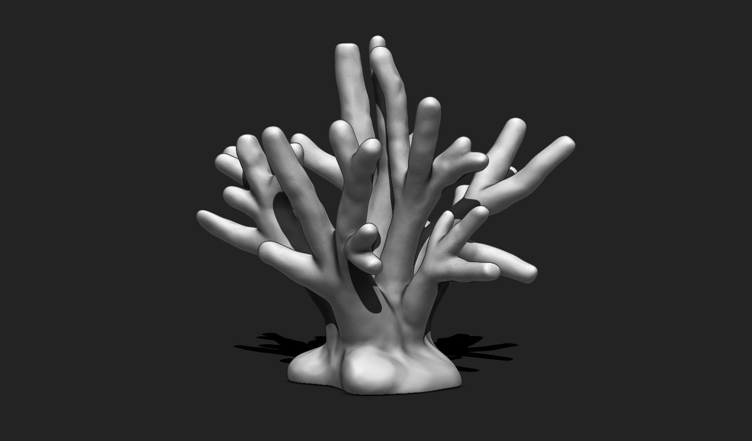 Coral 9 for 3D Printing - STL 3D Print - Aquarium - Home Decor 3D print model_9