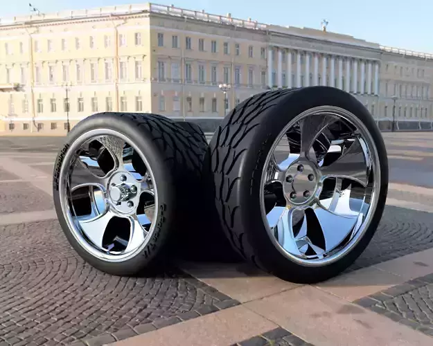 Bobby Alloway for Muscle Car plus Tires 3D print model