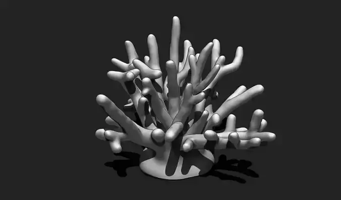 Coral 10 for 3D Printing - STL 3D Print - Aquarium - Home Decor 3D print model