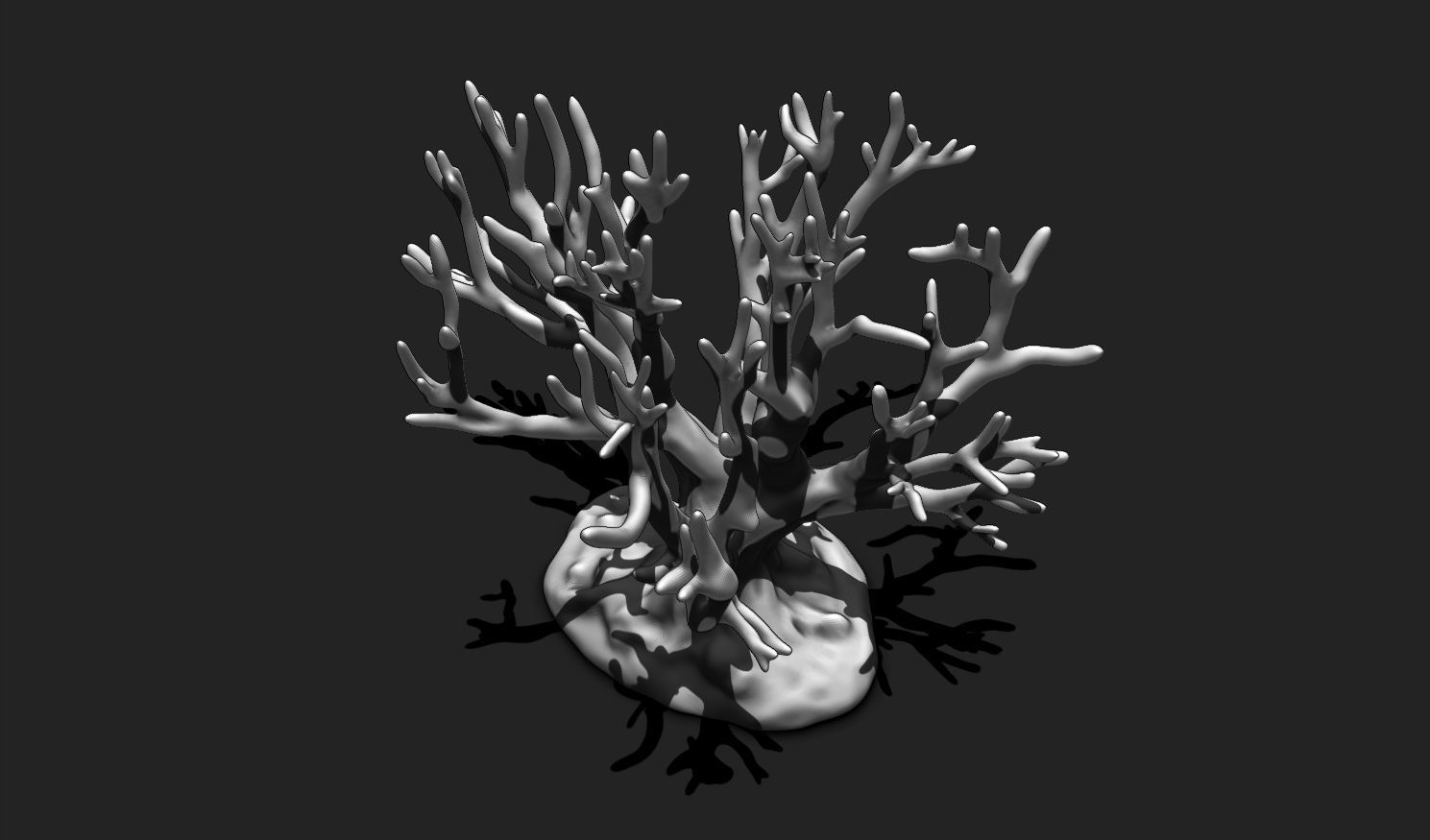 Coral 12 for 3D Printing - STL 3D Print - Aquarium - Home Decor 3D print model_8