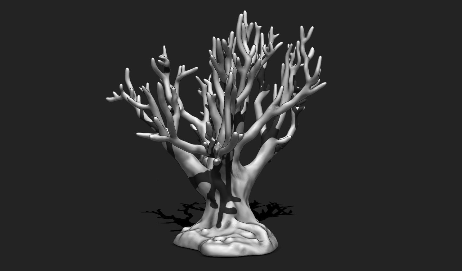 Coral 12 for 3D Printing - STL 3D Print - Aquarium - Home Decor 3D print model_12