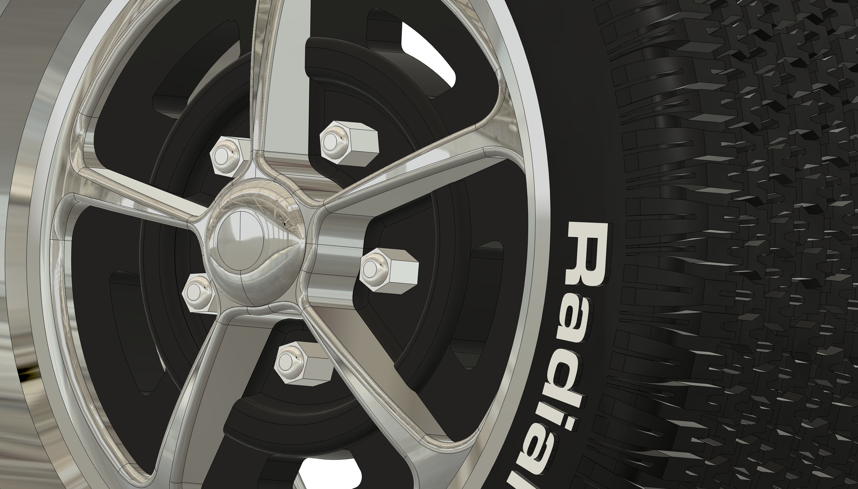 Magnum 500 plus Tires 3D print model_7