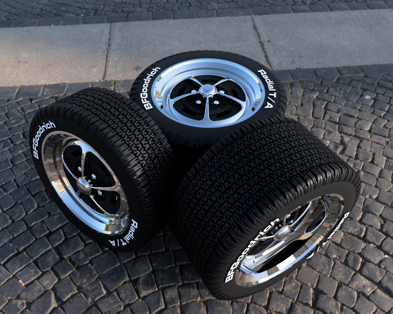Magnum 500 plus Tires 3D print model_2