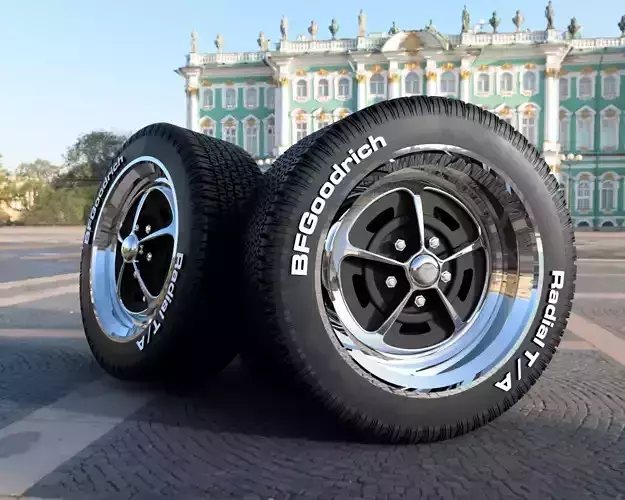 Magnum 500 plus Tires 3D print model