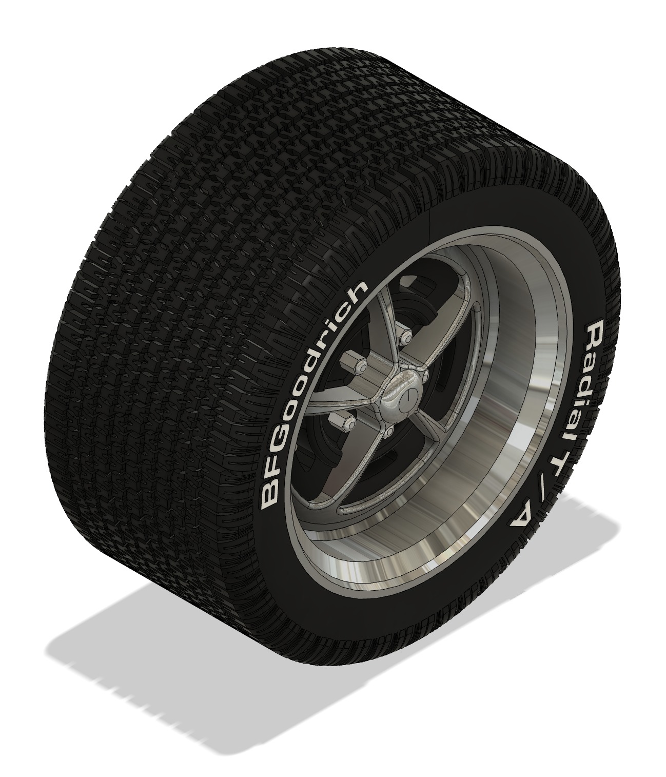Magnum 500 plus Tires 3D print model_4