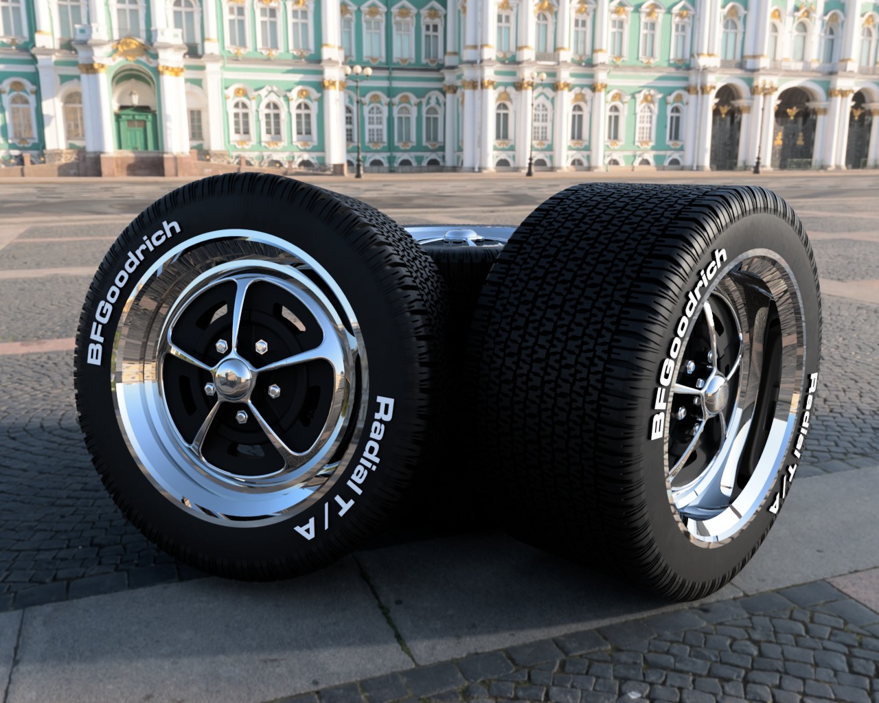 Magnum 500 plus Tires 3D print model_1